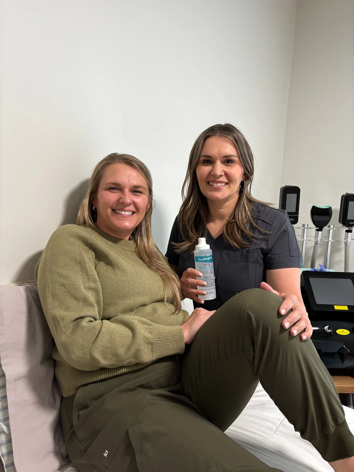 A personal, hands-on moment with Trisha in the studio